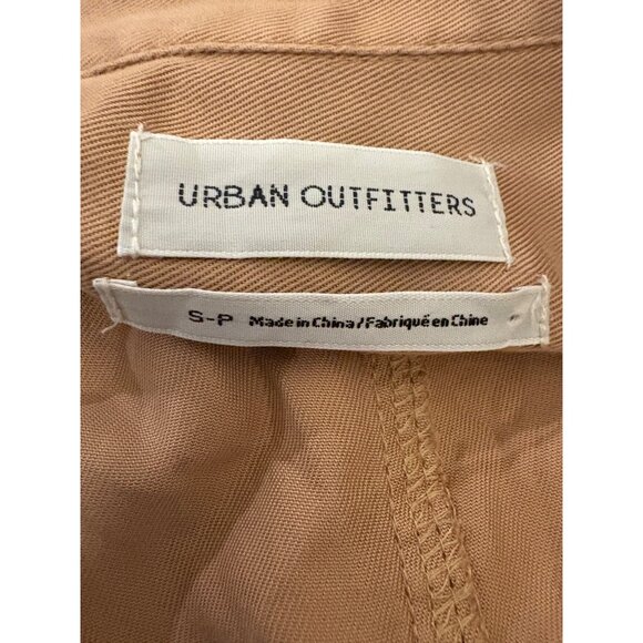 UO Button-Down Women’s S-P Tan Utility Dress W Belt Urban Outfitters - Picture 10 of 11